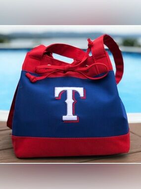 Texas Rangers insulated lunch tote